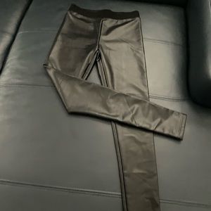 KEEXUENNL leather velvet legging women’s XS